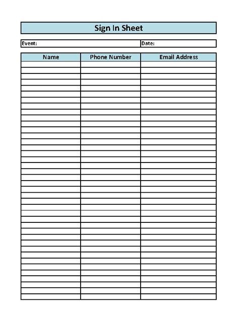 Volleyball Sign up Sheet Template Volleyball Sign up Sheet Template