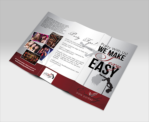 Wedding Party Brochure Template Example Wedding Party Brochure Template Example