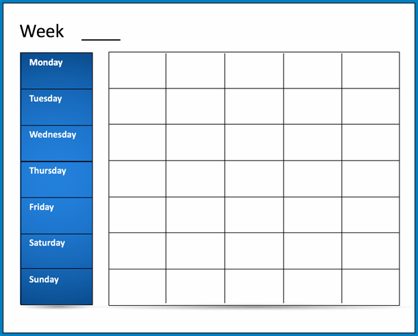 Weekly Calendar Template Sample Weekly Calendar Template Sample