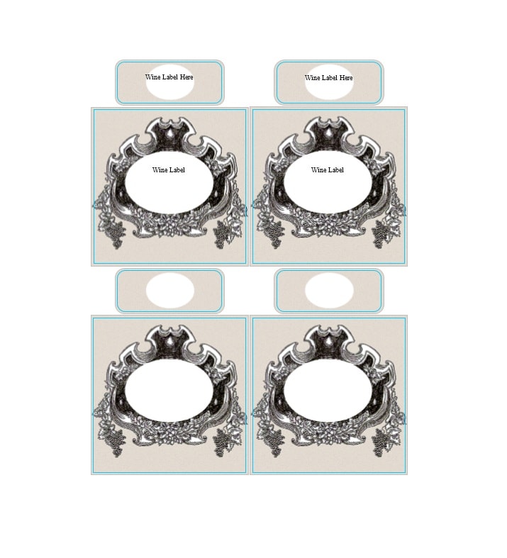Wine Label Template Wine Label Template