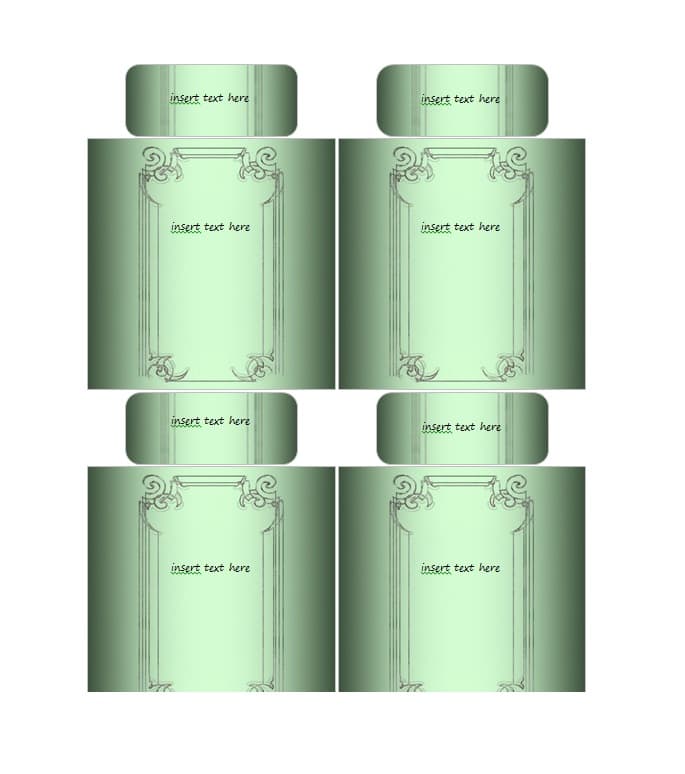 Wine Label Template Wine Label Template