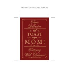 Wine Label Template
