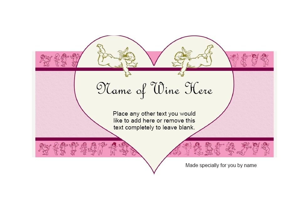 Wine Label Template Wine Label Template