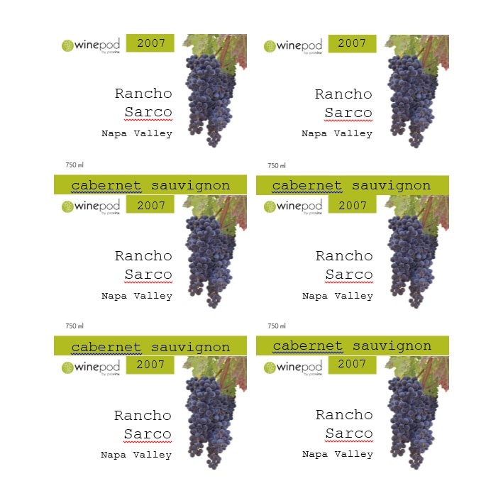 Wine Label Template Wine Label Template