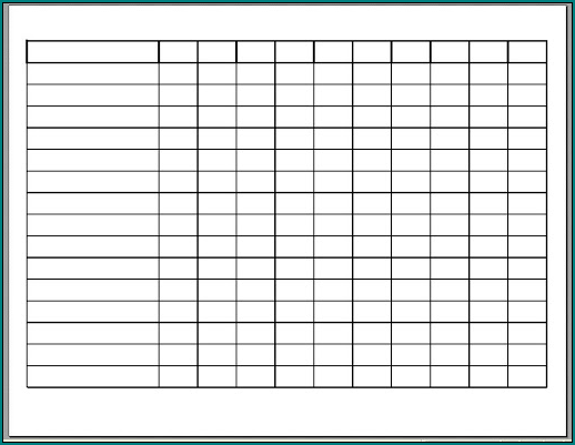 Work Schedule Template Sample