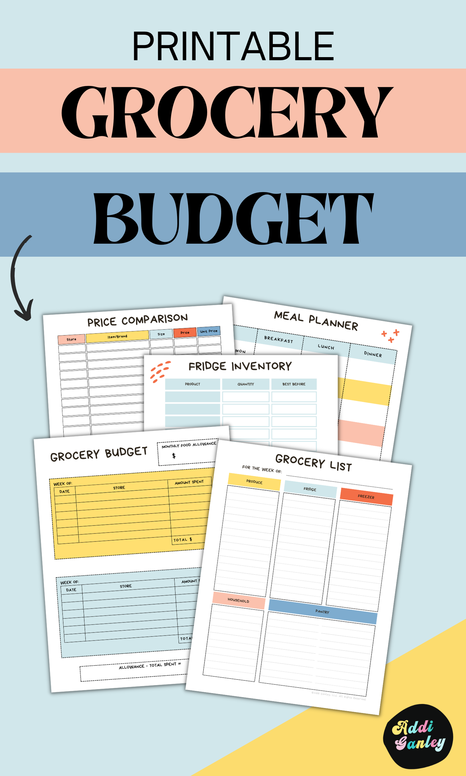 sample grocery budget template sample grocery budget template