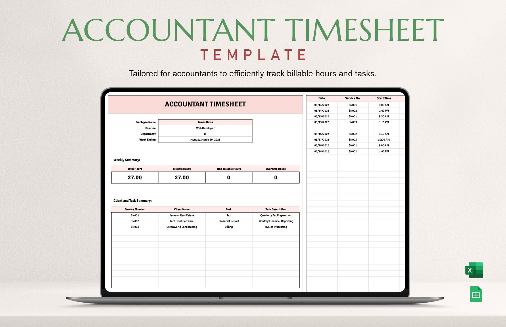 sample accounting timesheet template sample accounting timesheet template