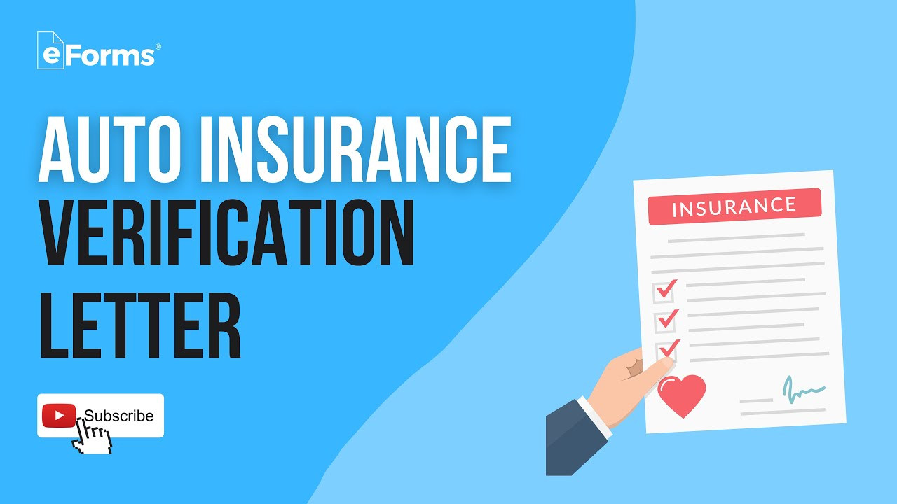 Auto Insurance Verification Letter - EXPLAINED Auto Insurance Verification Letter - EXPLAINED