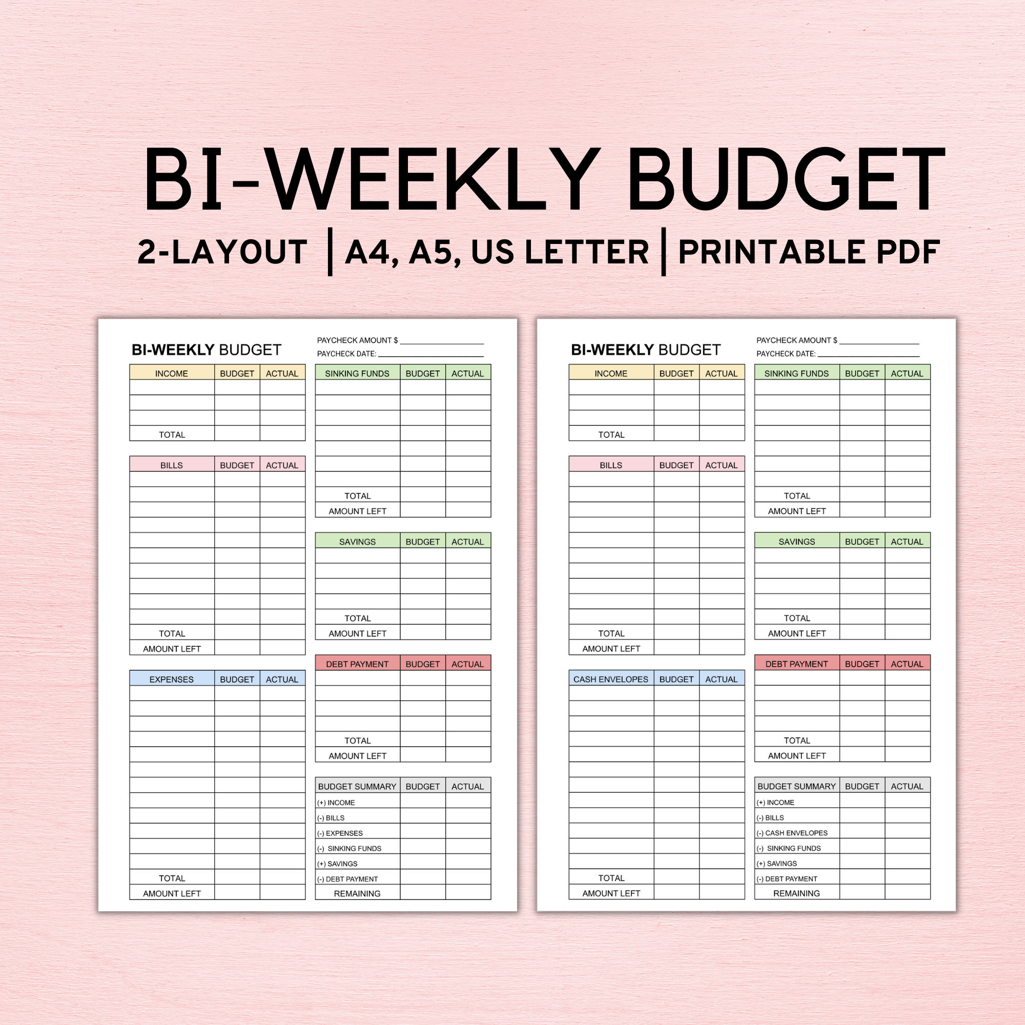 sample weekly pay budget template sample weekly pay budget template