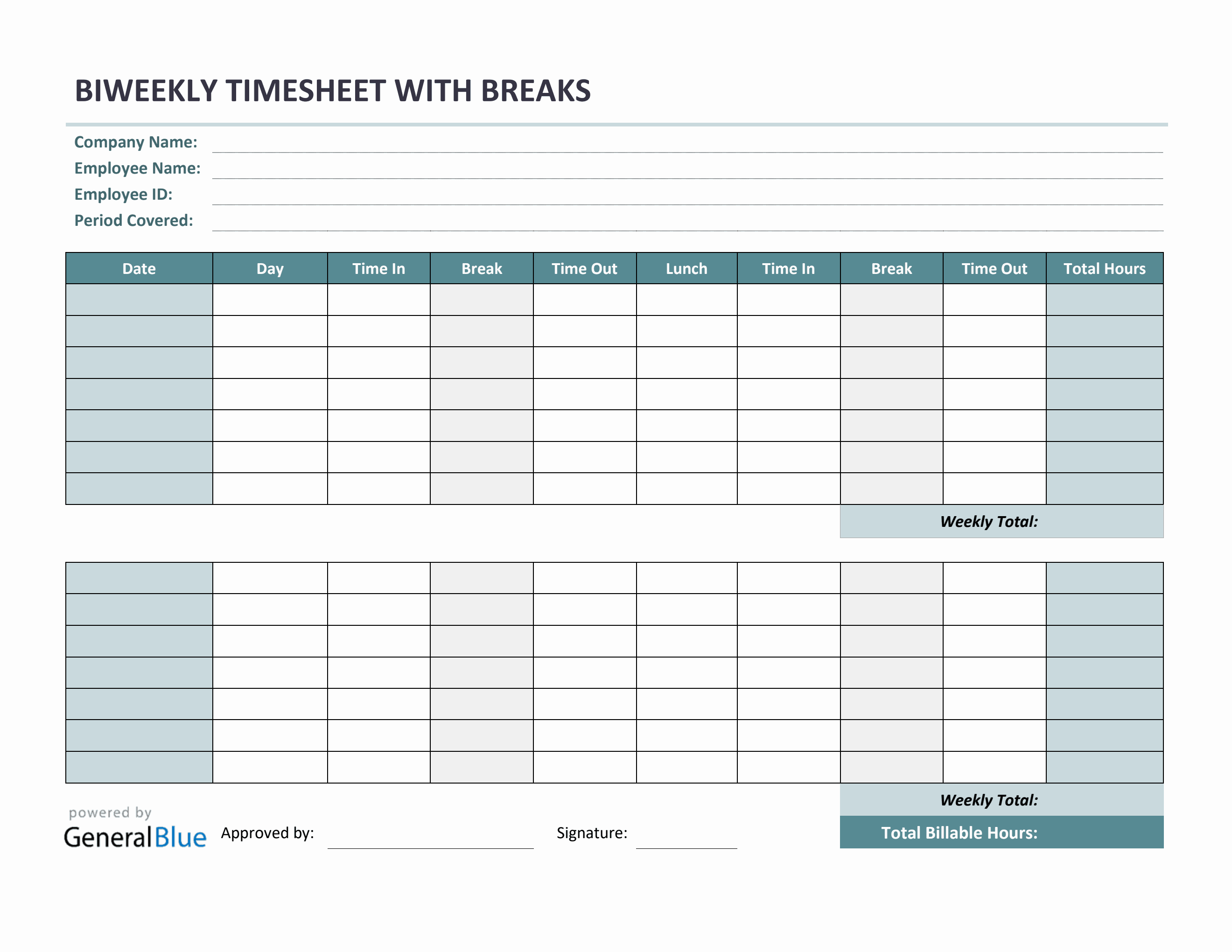 sample bi-monthly timesheet template sample bi-monthly timesheet template