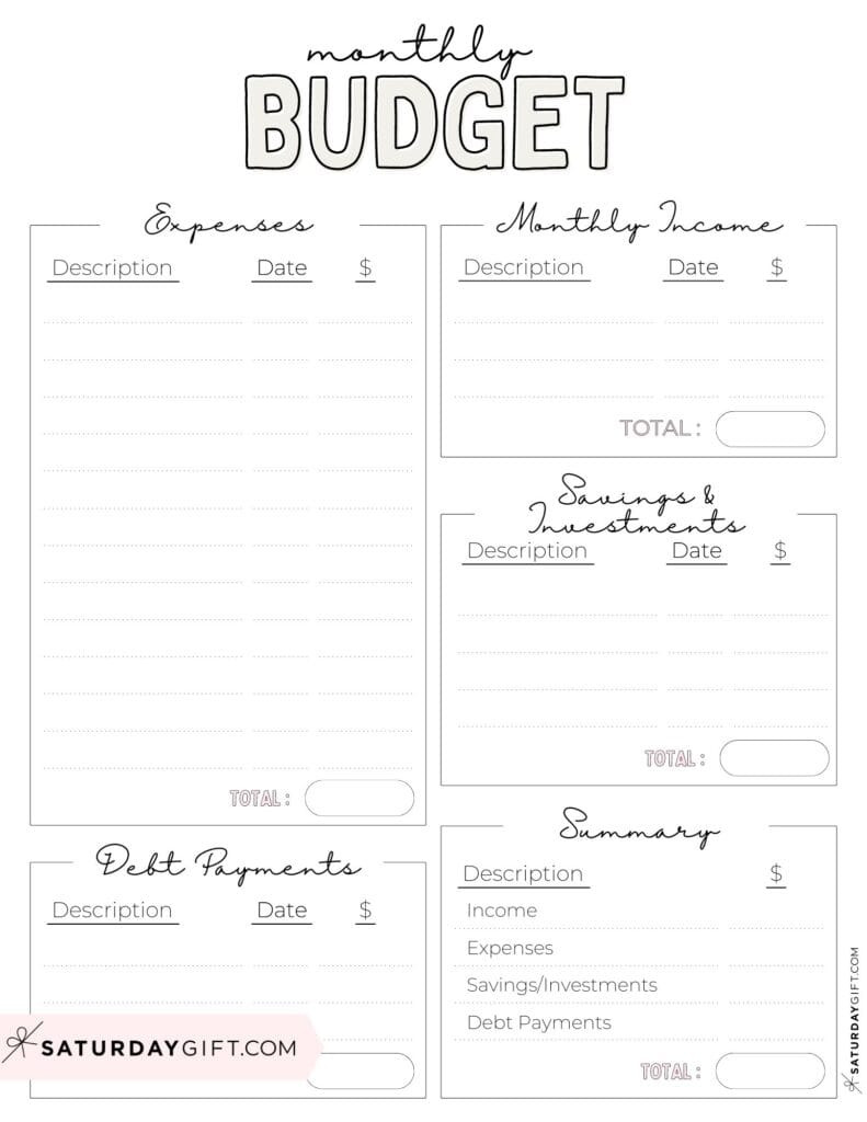 sample cute weekly budget template sample cute weekly budget template