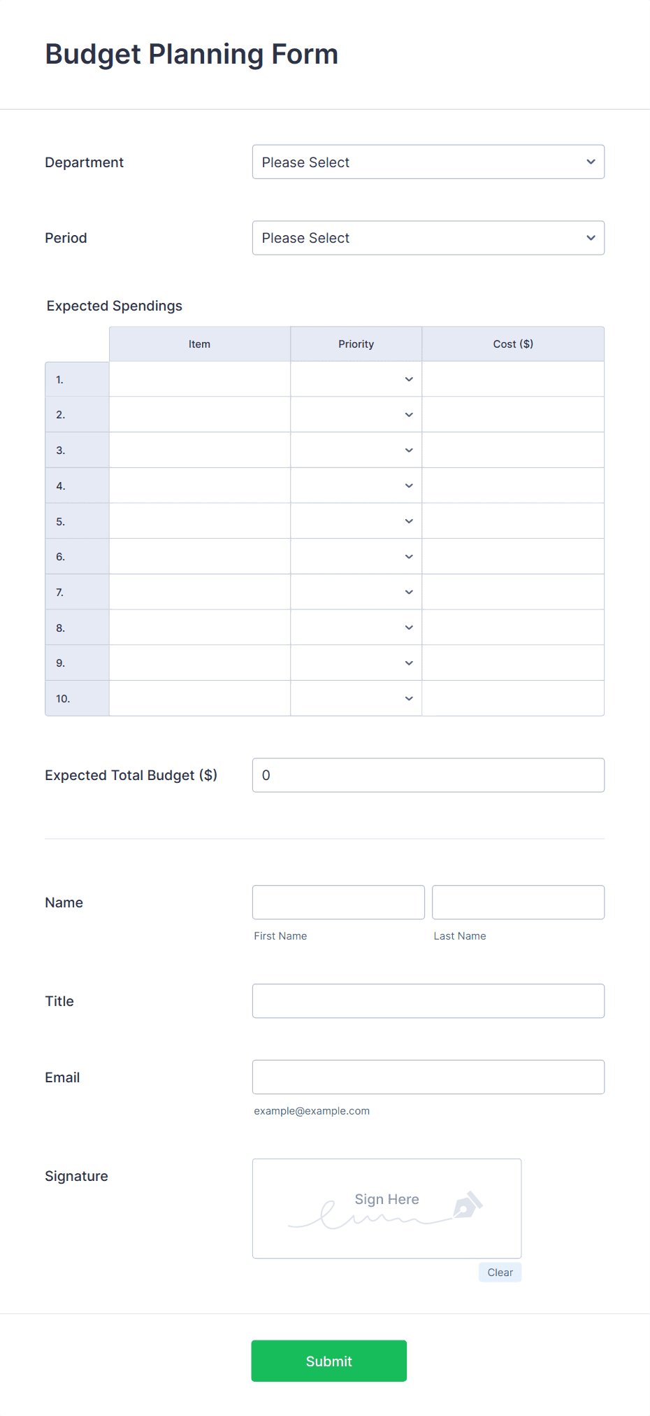 sample volunteer fire department budget template sample volunteer fire department budget template