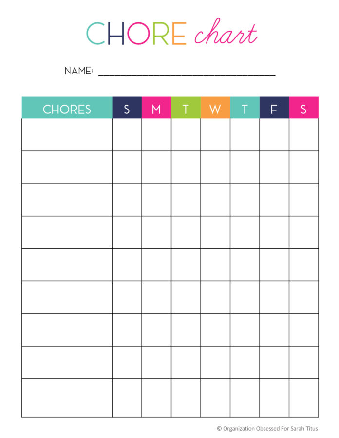 chore chart template for adults example chore chart template for adults example