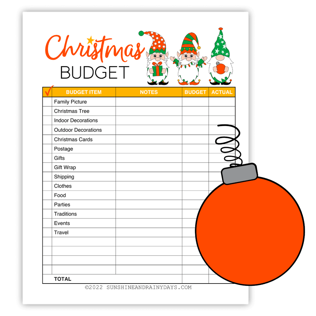 sample Christmas budget template sample Christmas budget template