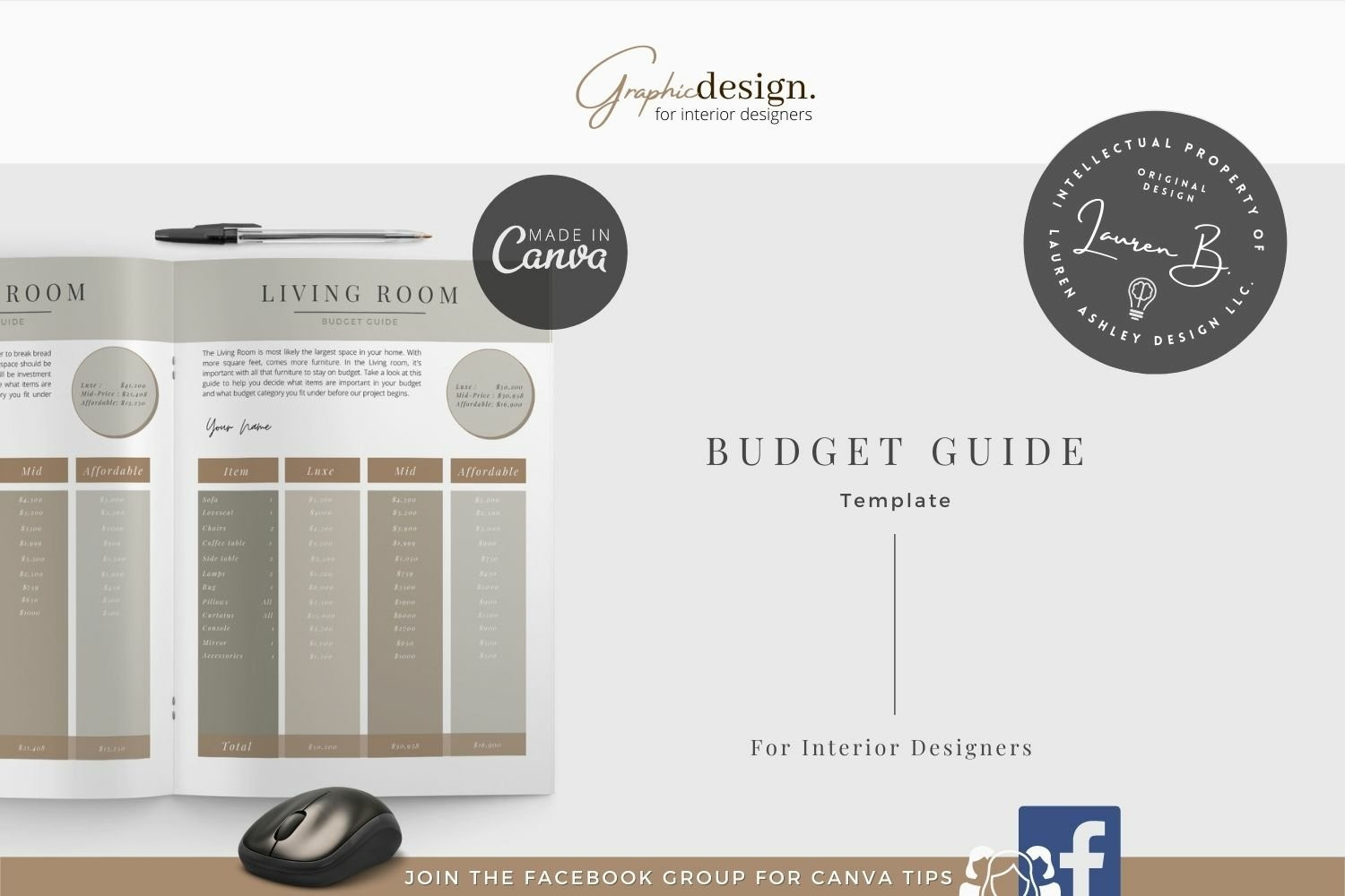 sample interior design budget template sample interior design budget template