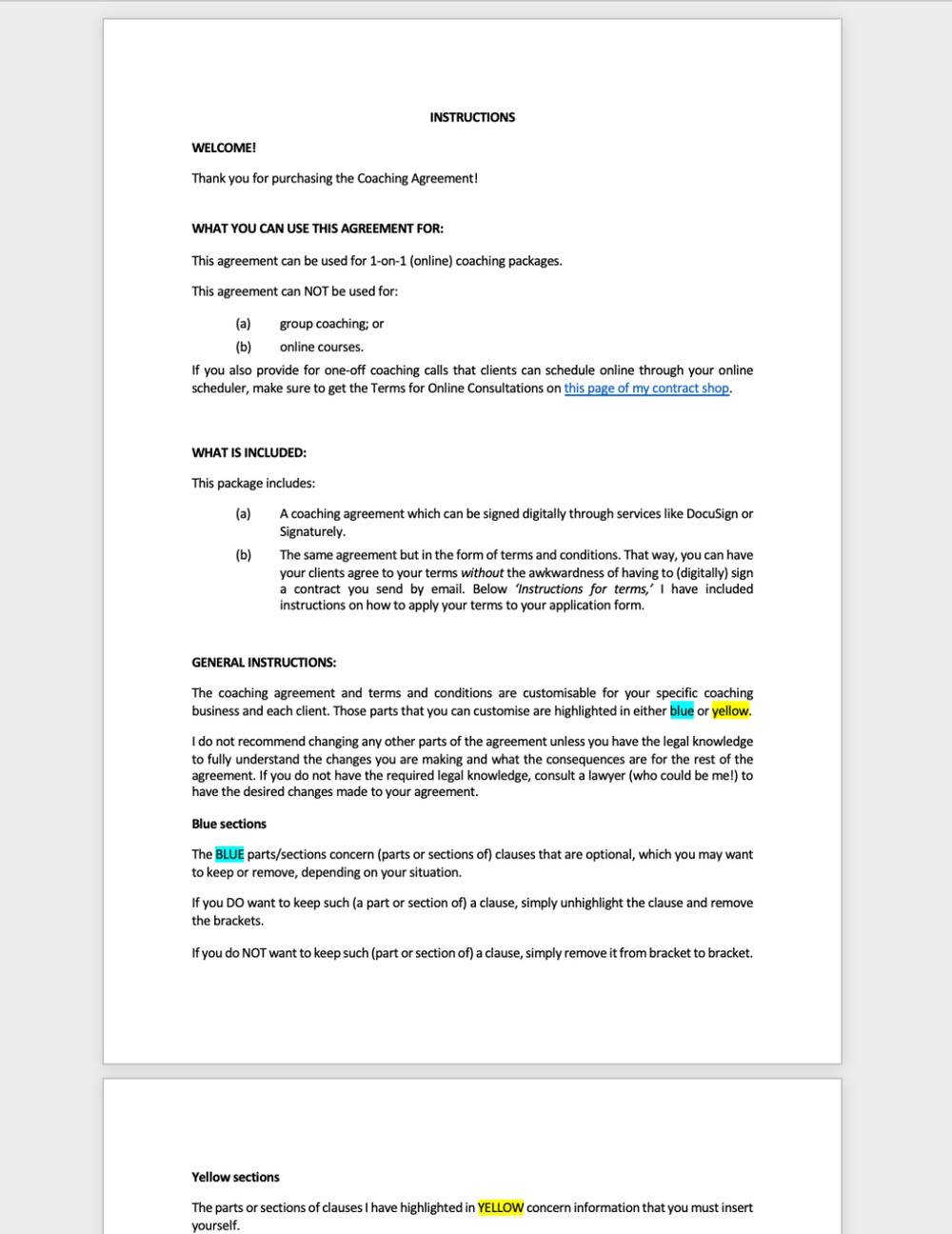 sample coaching agreement template sample coaching agreement template