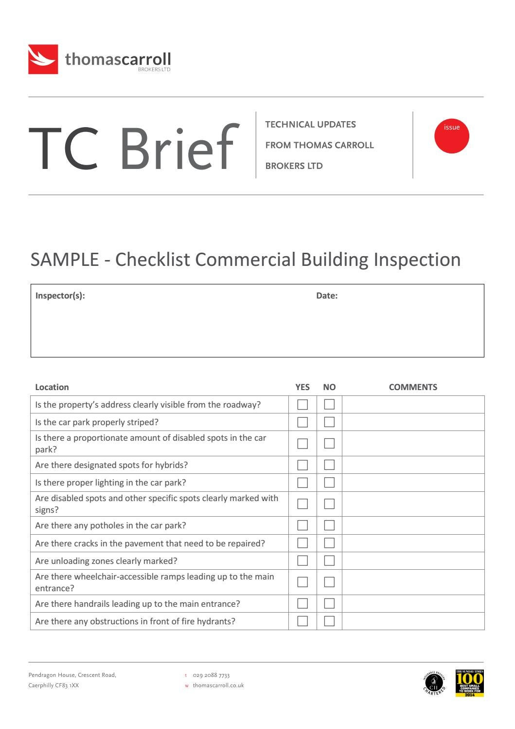 sample building checklist template sample building checklist template