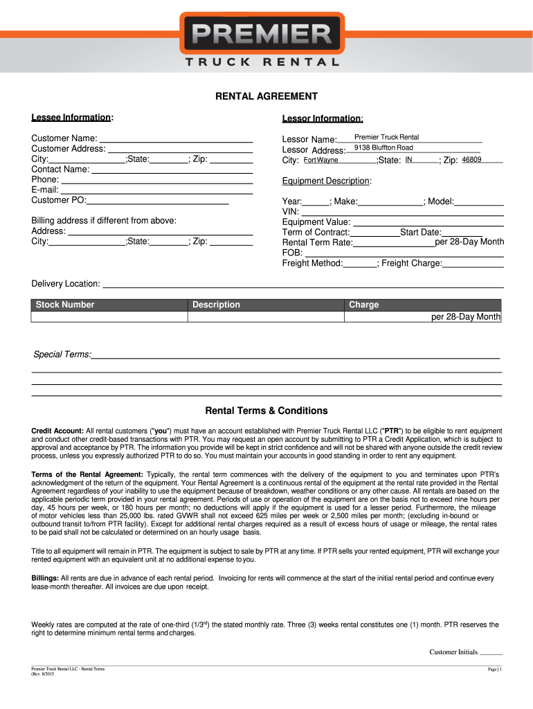 sample truck lease agreement template sample truck lease agreement template