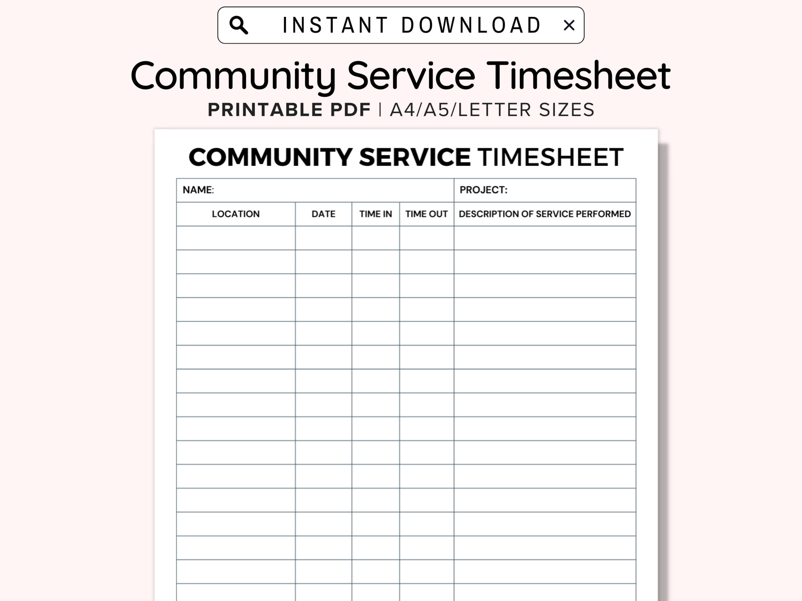 sample volunteer timesheet template sample volunteer timesheet template