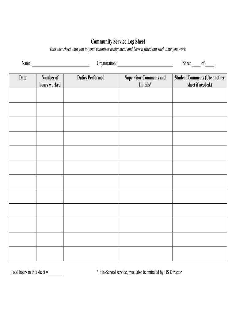 sample volunteer timesheet template sample volunteer timesheet template