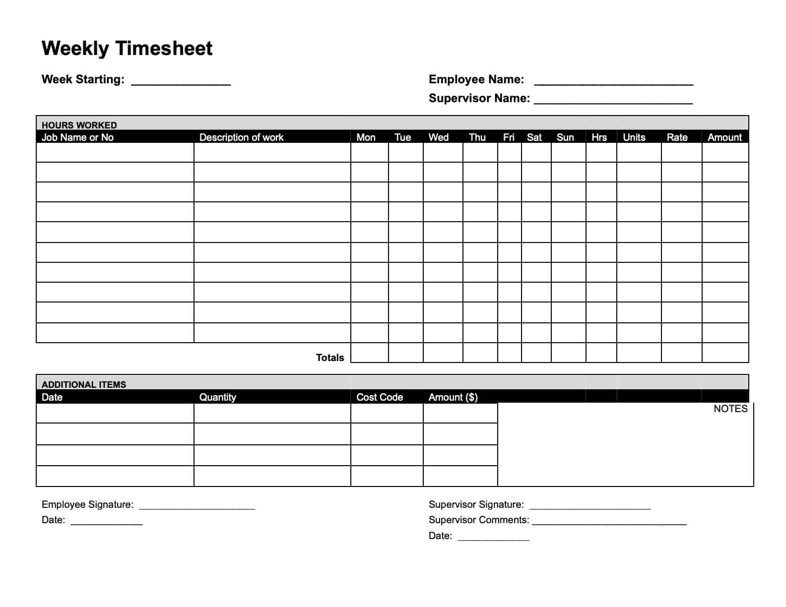 sample contractor timesheet template sample contractor timesheet template
