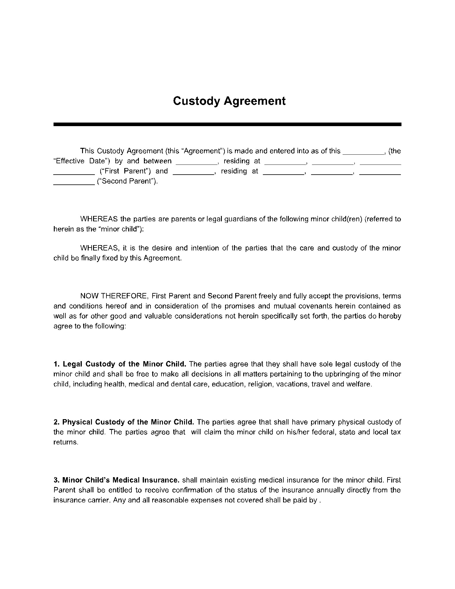 sample custodian agreement template sample custodian agreement template