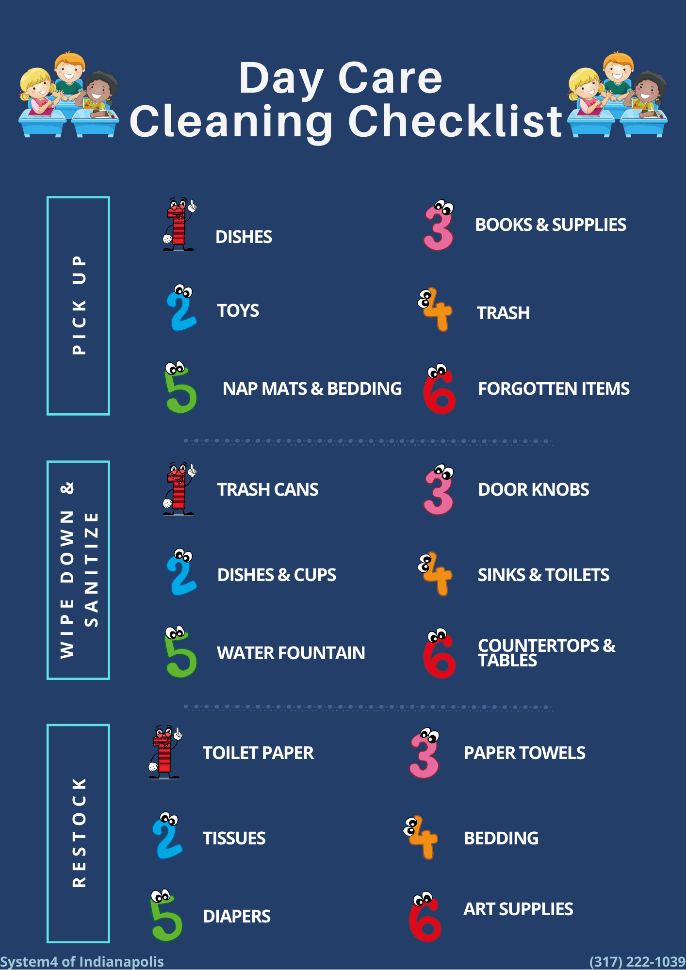 sample daycare cleaning checklist template sample daycare cleaning checklist template