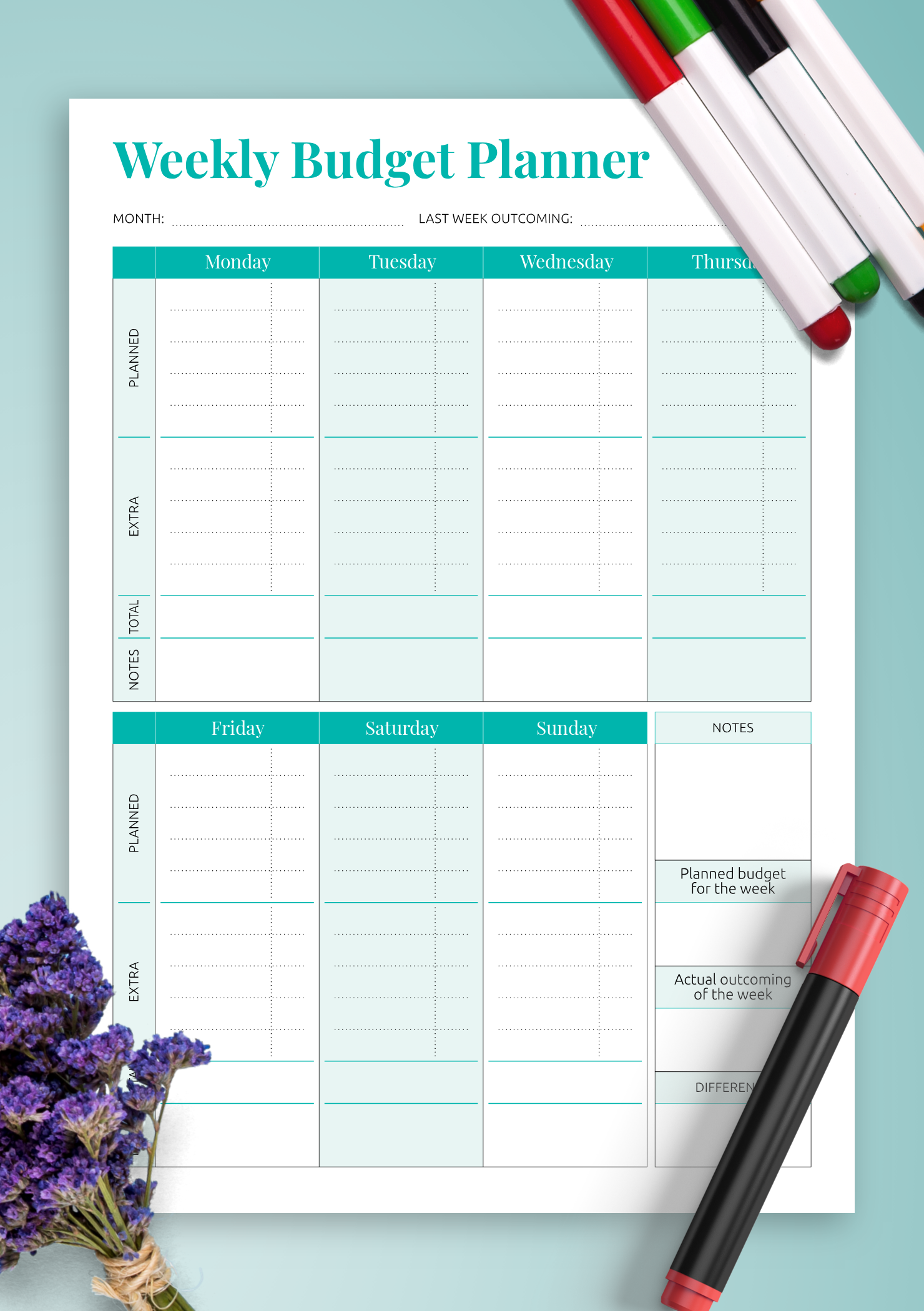 sample easy weekly budget template sample easy weekly budget template