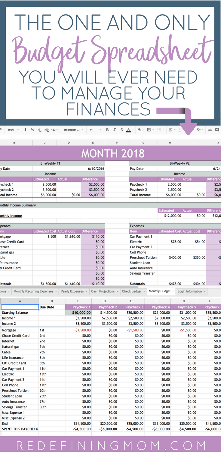 sample single mom budget template sample single mom budget template