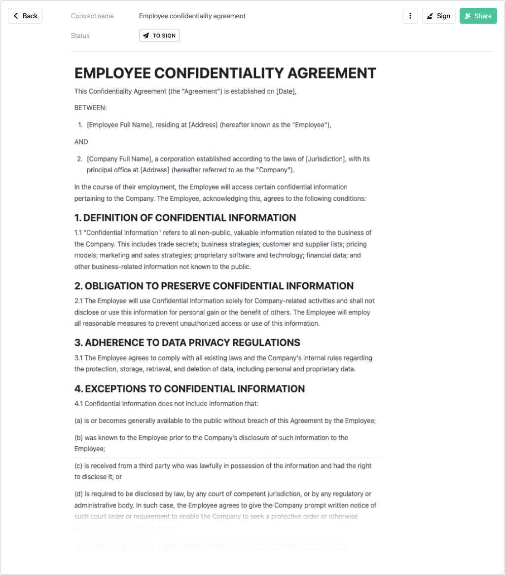 sample Staff Confidentiality Agreement Template sample Staff Confidentiality Agreement Template