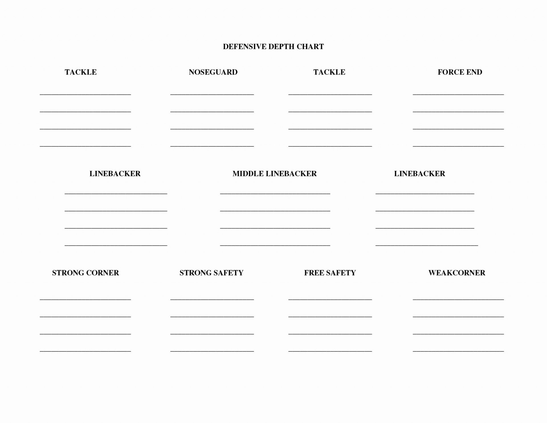 football depth chart template sample football depth chart template sample