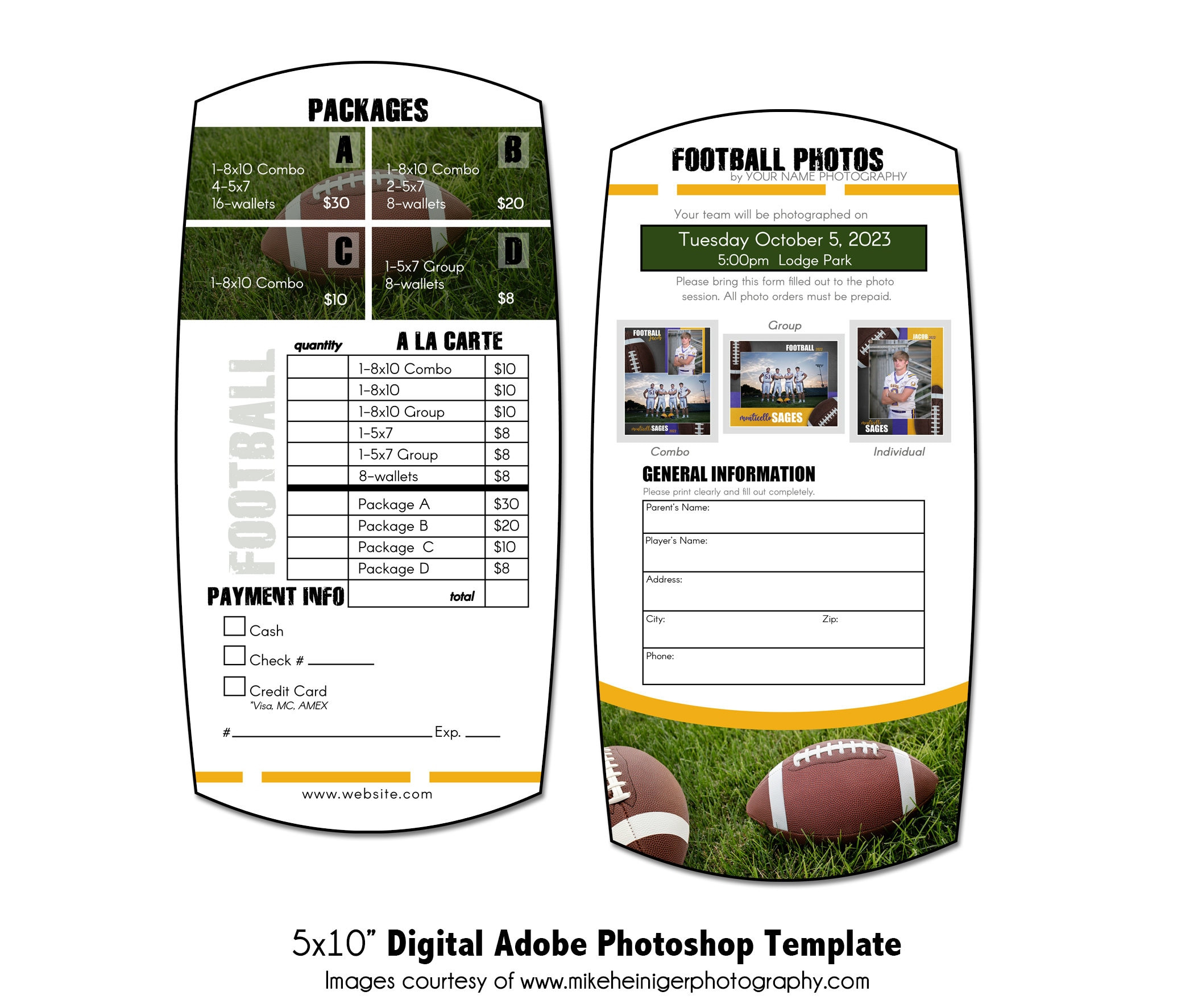 sample Sports Photography Price List Template sample Sports Photography Price List Template
