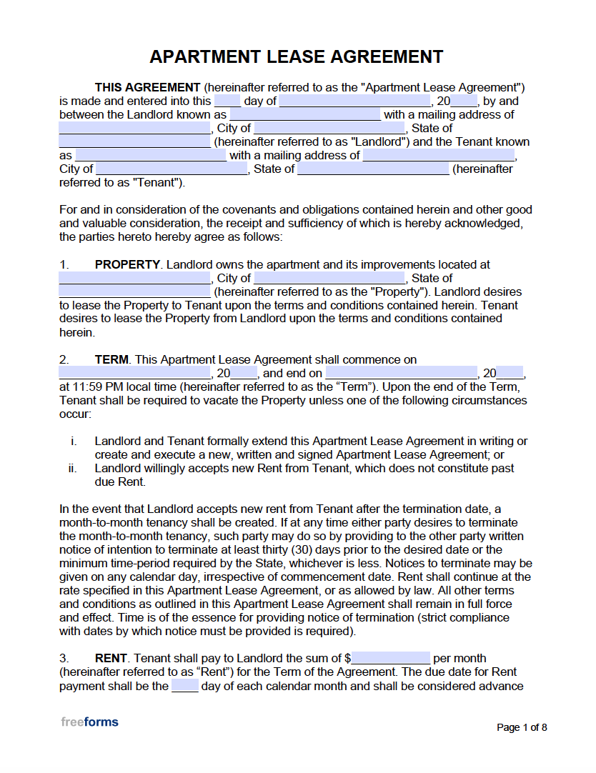 sample apartment rent agreement template sample apartment rent agreement template
