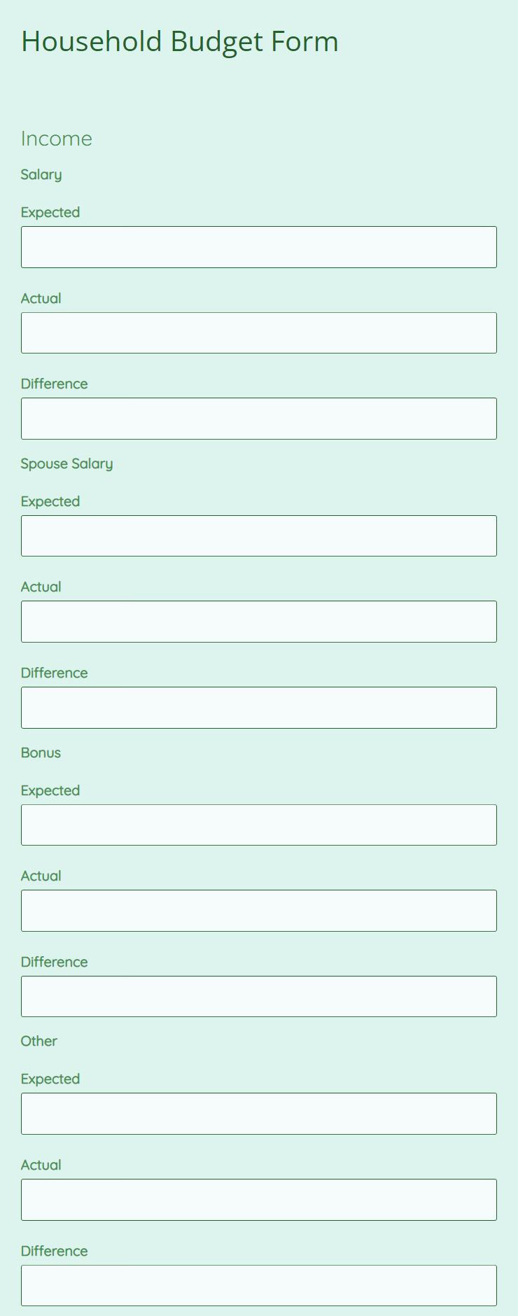 sample volunteer fire department budget template sample volunteer fire department budget template