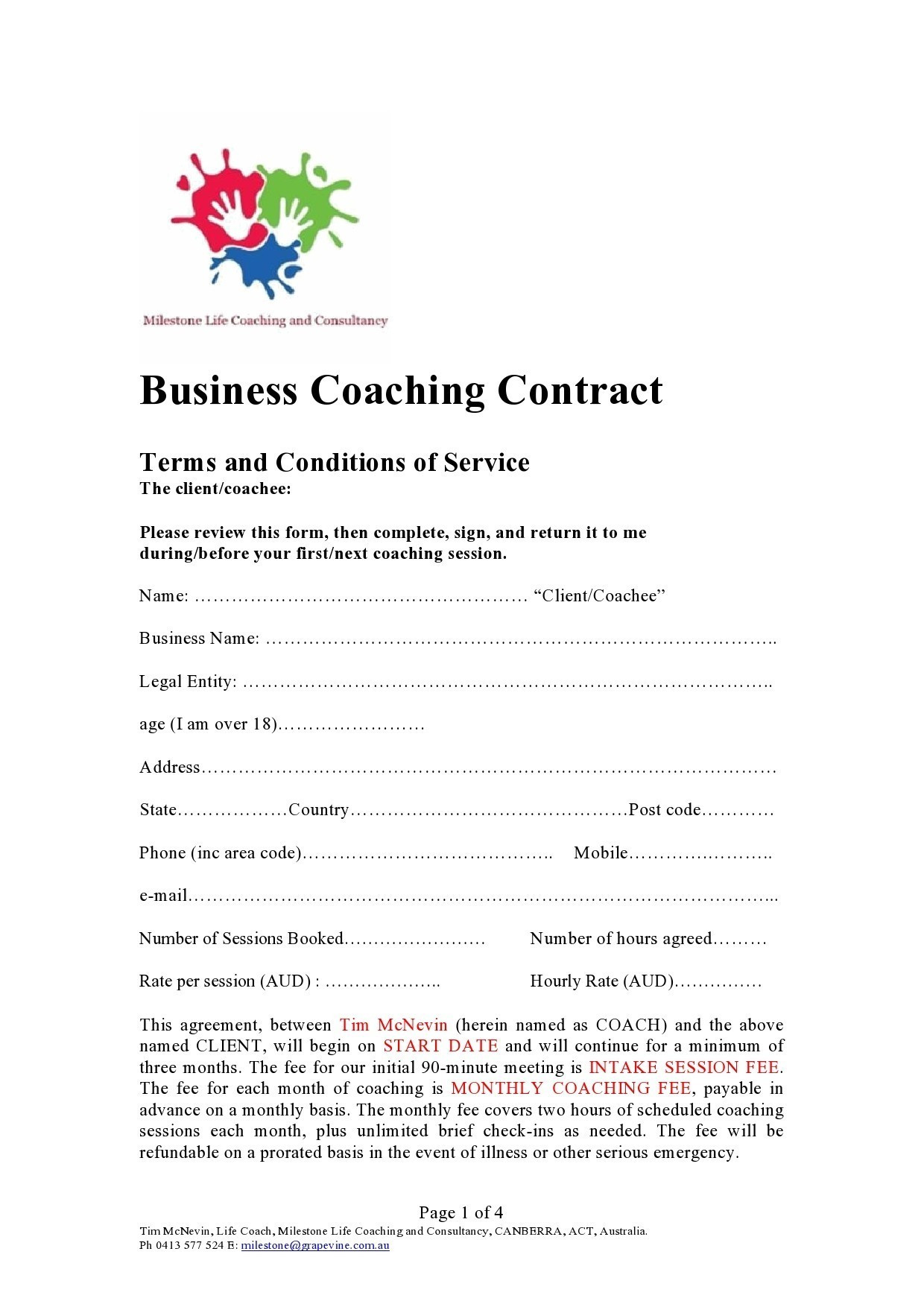 sample Small Business Agreement Template sample Small Business Agreement Template
