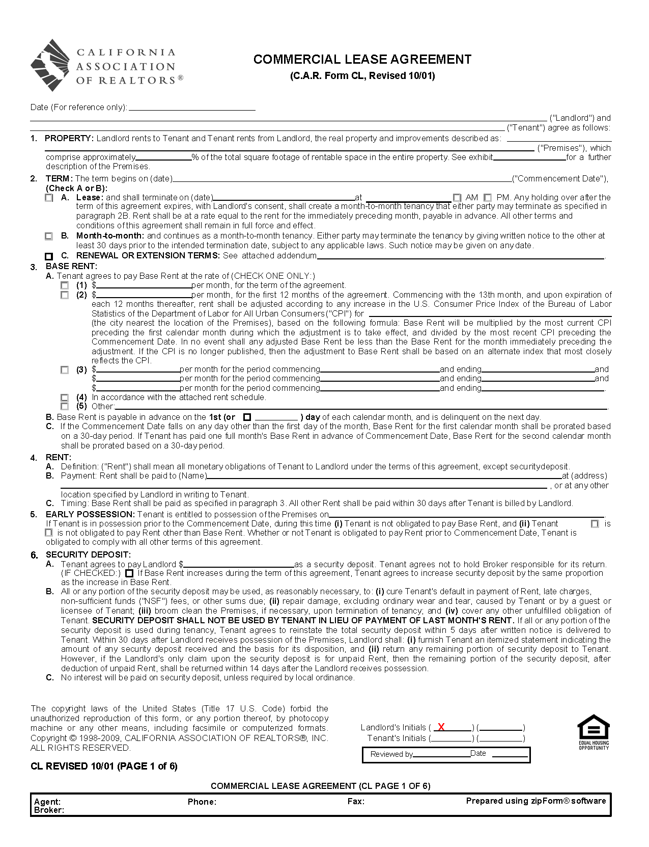 sample commercial rent agreement template sample commercial rent agreement template