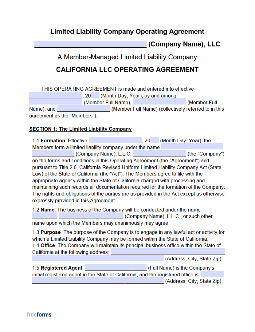 sample multiple member llc operating agreement template sample multiple member llc operating agreement template