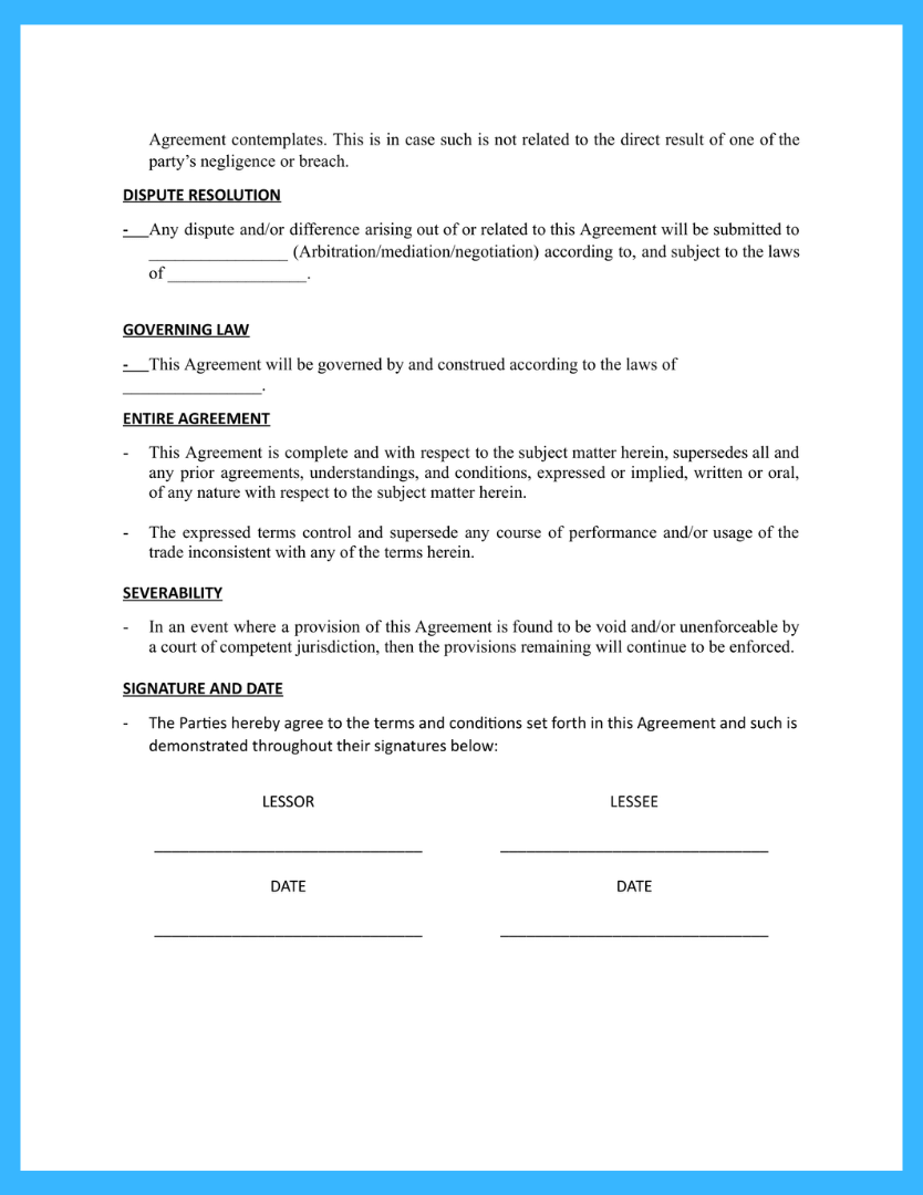 sample car lease agreement template sample car lease agreement template