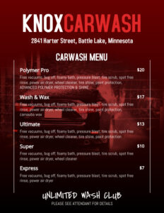 free car price list template