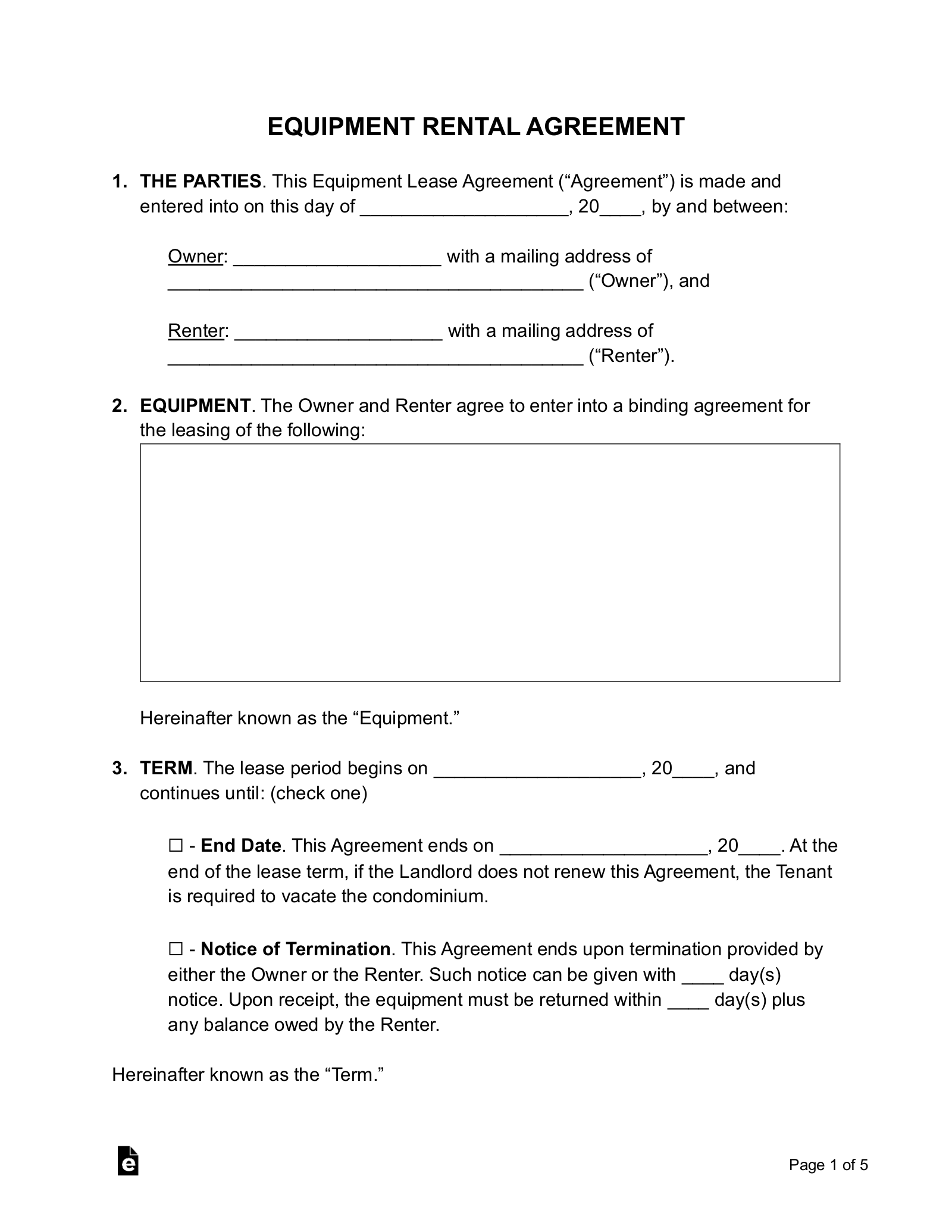 sample machine lease agreement template sample machine lease agreement template