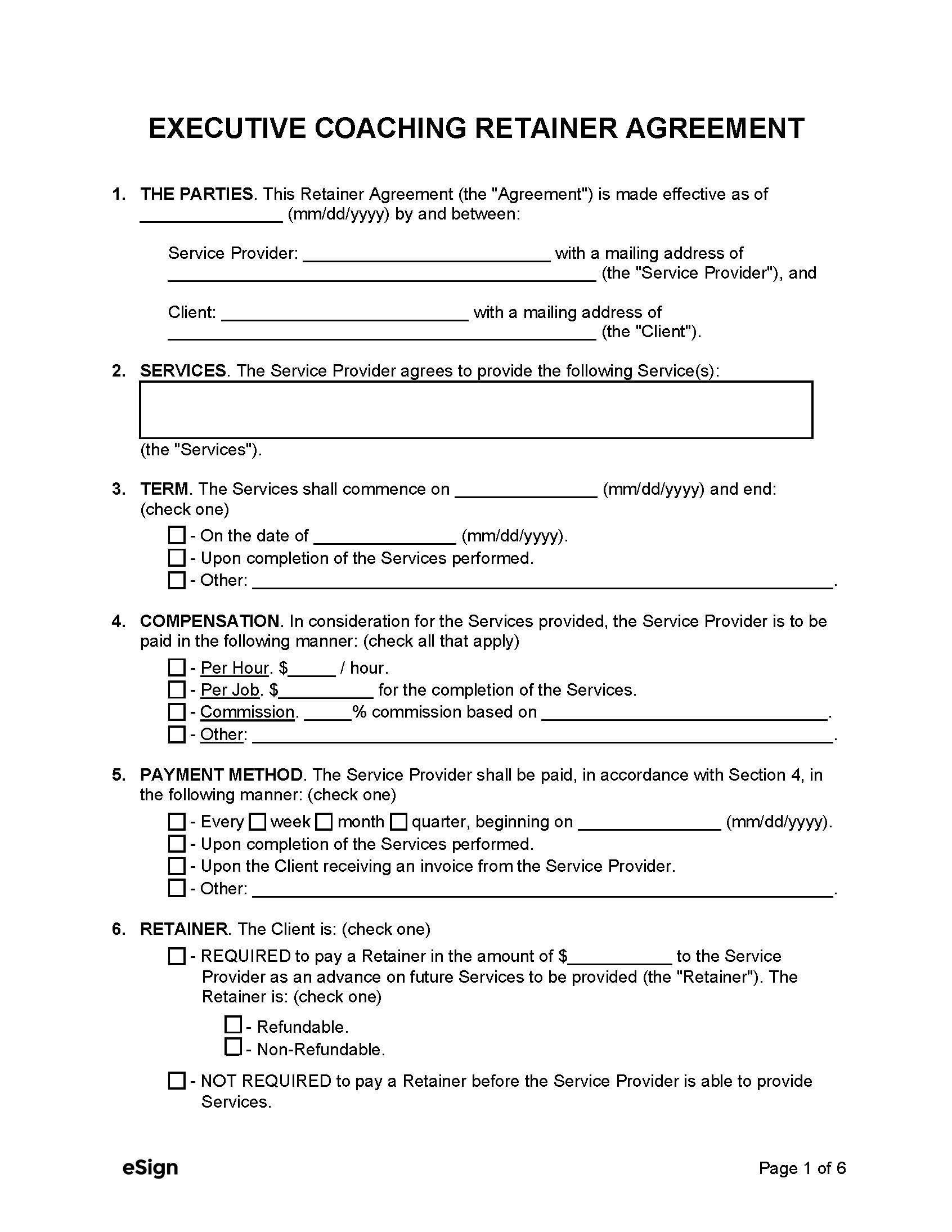 sample coaching agreement template sample coaching agreement template