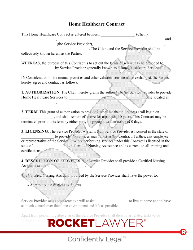 sample caregiver agreement template sample caregiver agreement template