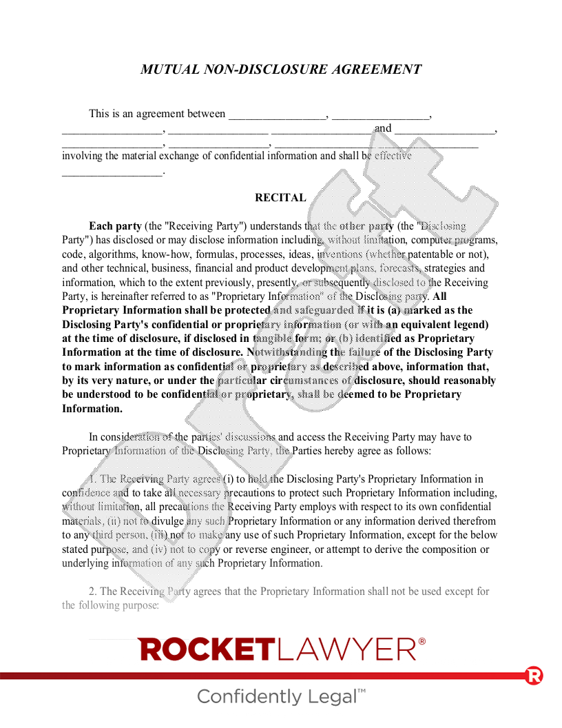 sample mutual confidentiality agreement template sample mutual confidentiality agreement template