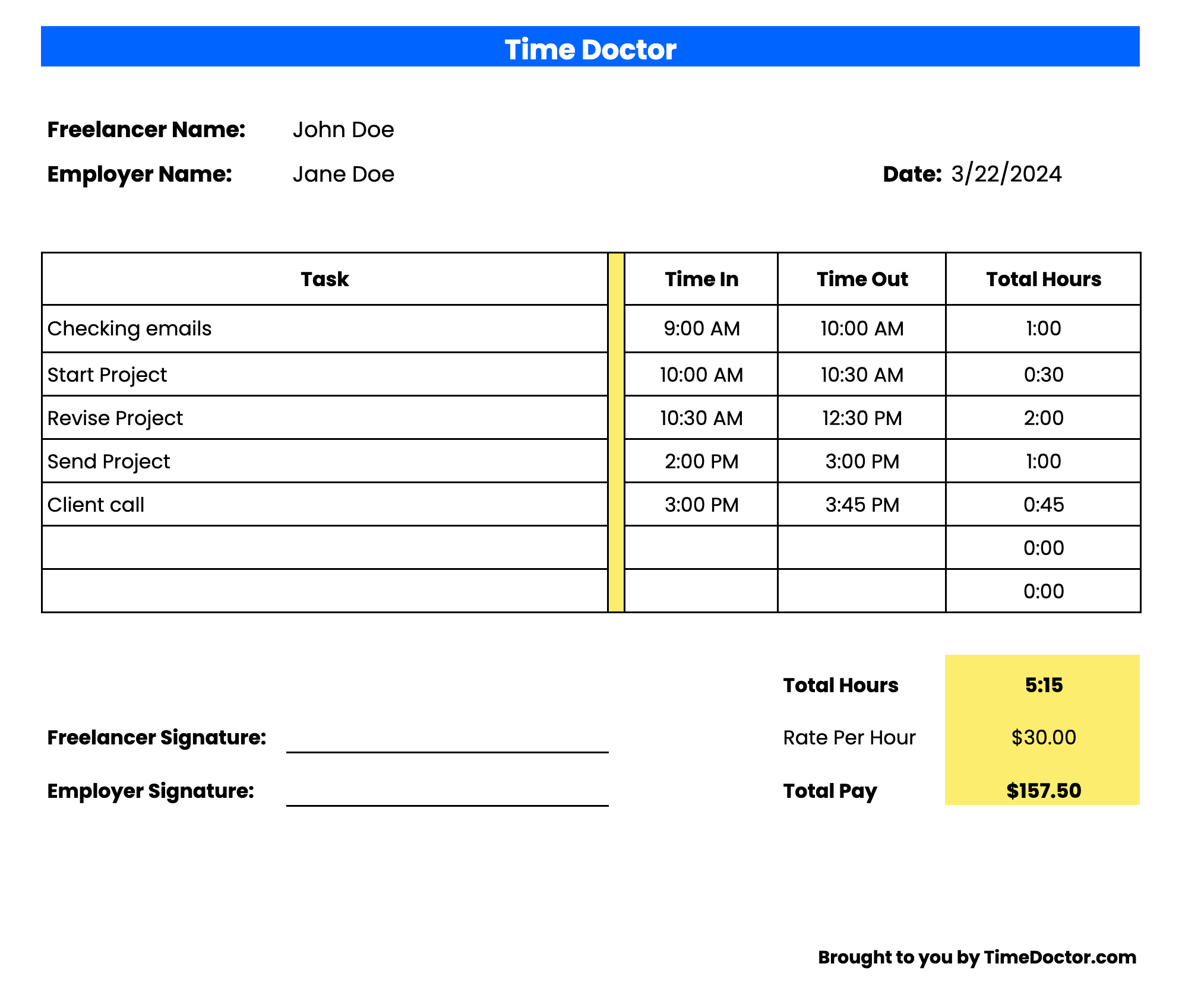 sample salaried employee timesheet template sample salaried employee timesheet template