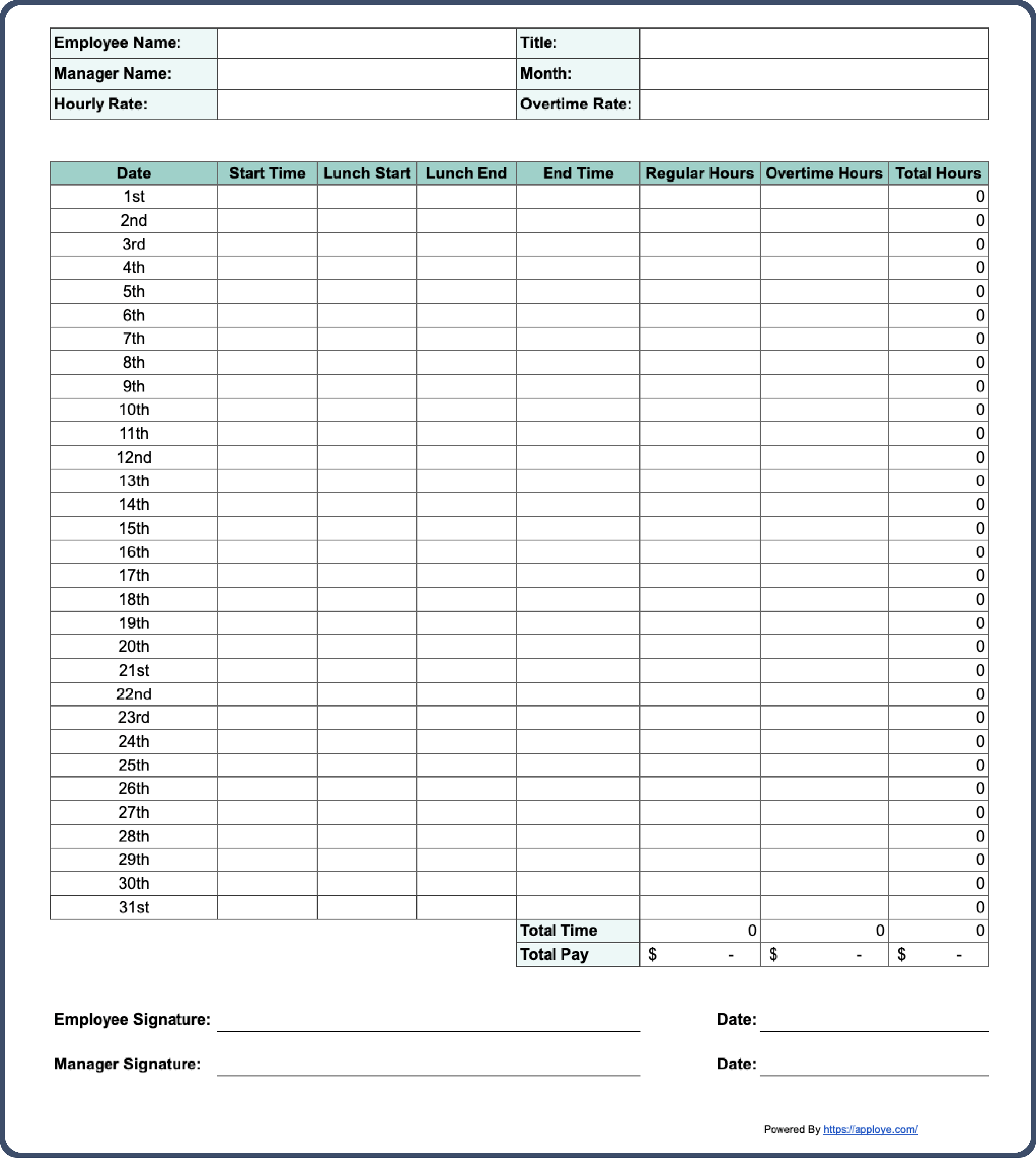 sample salaried employee timesheet template sample salaried employee timesheet template