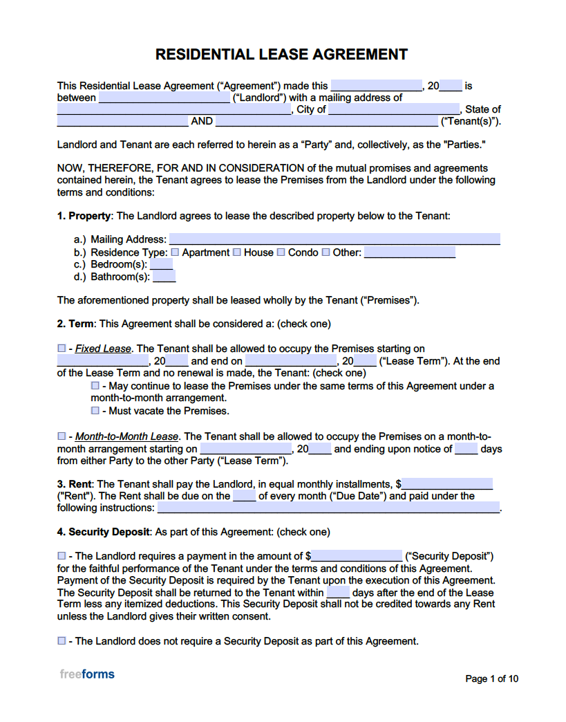 sample Tenant Agreement Template sample Tenant Agreement Template