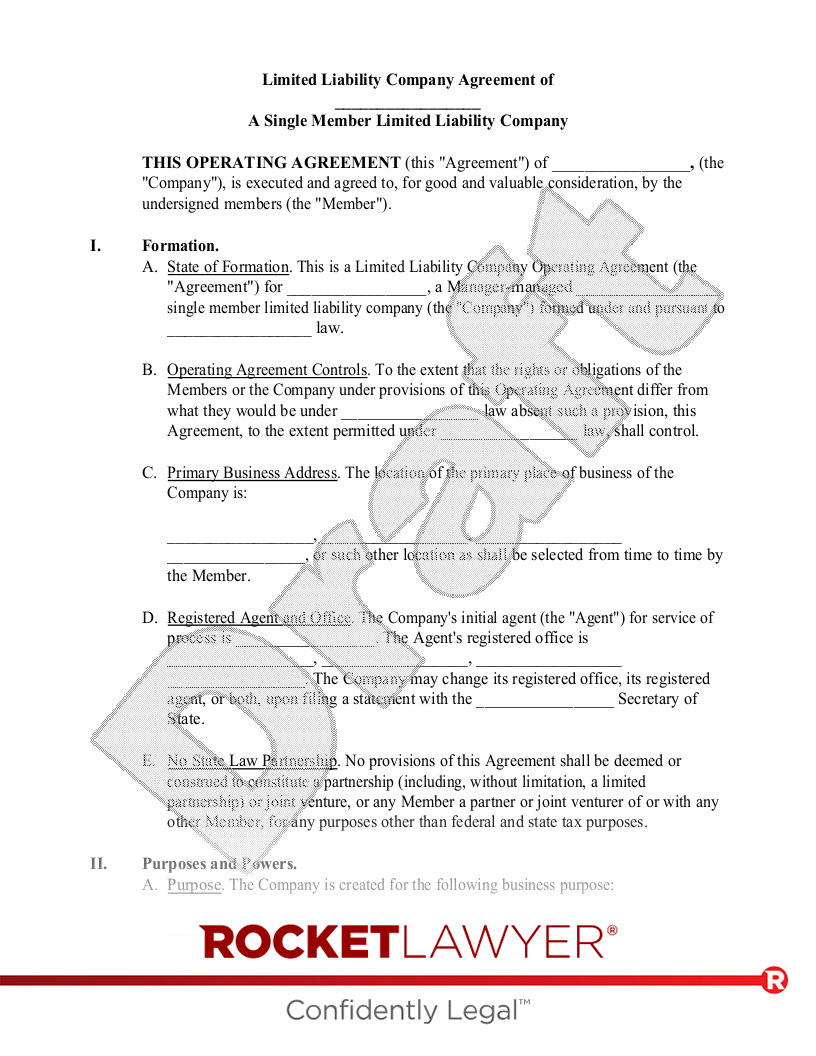 sample business operating agreement template sample business operating agreement template