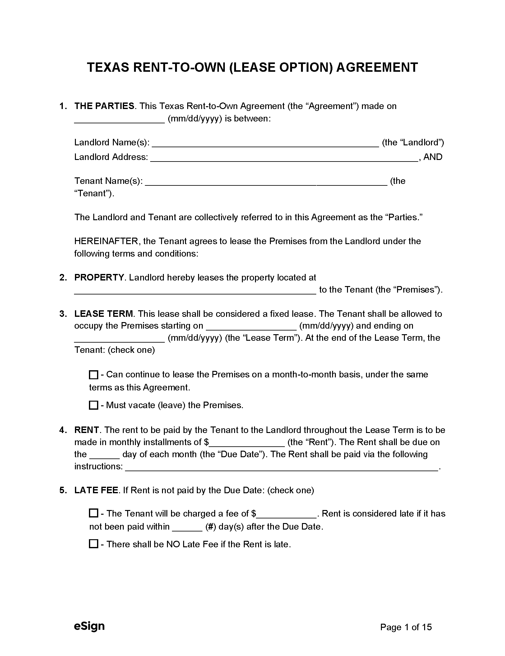 sample rent to own agreement template sample rent to own agreement template