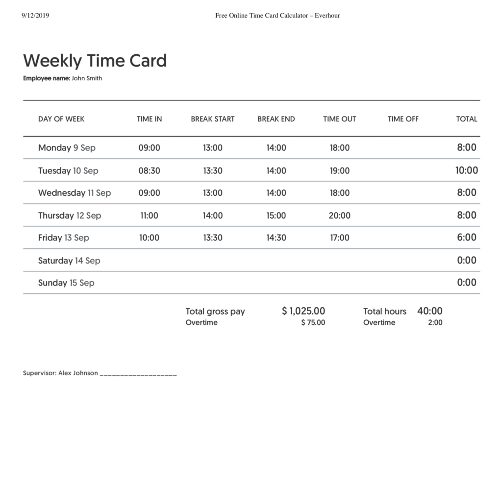 sample timesheet with lunch template sample timesheet with lunch template