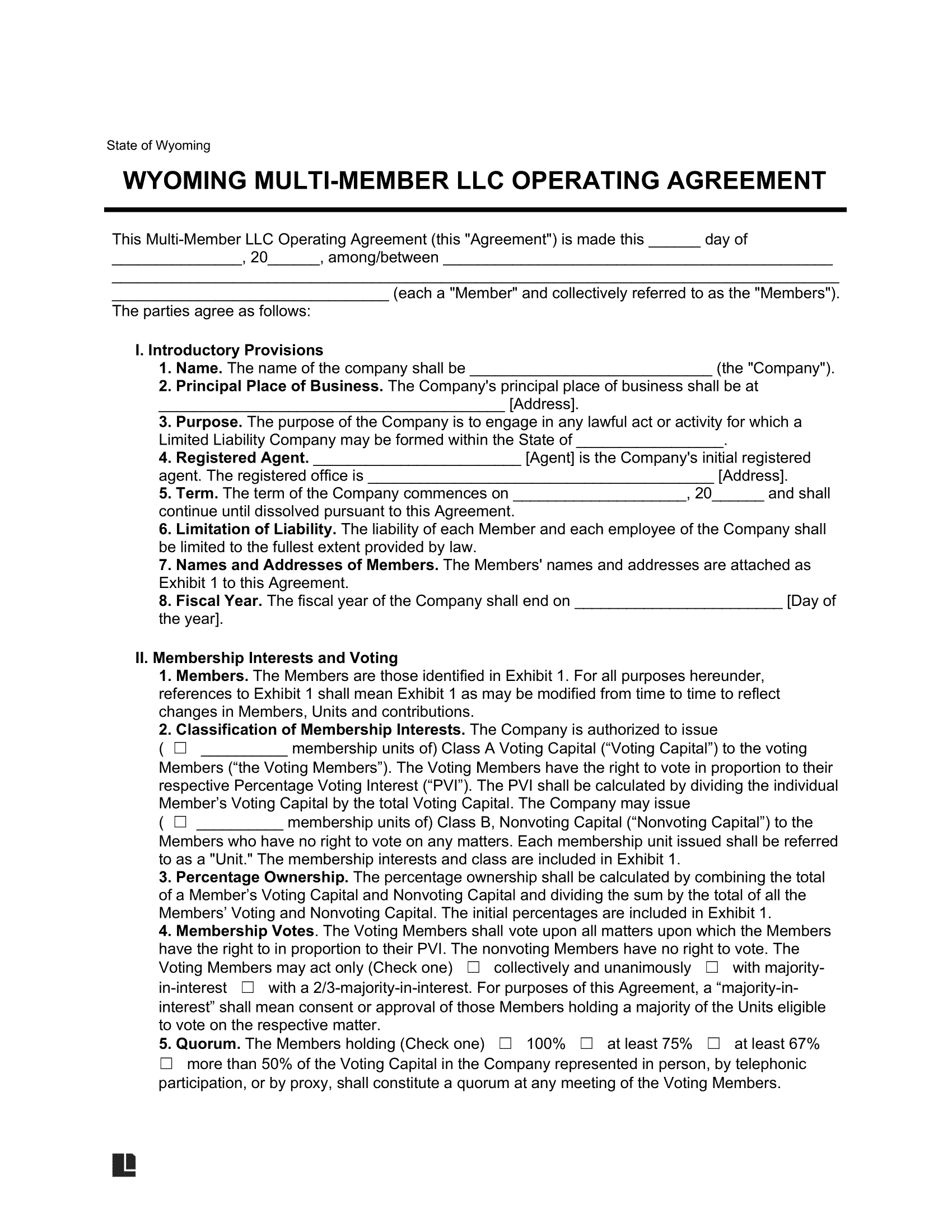 sample multiple member llc operating agreement template sample multiple member llc operating agreement template